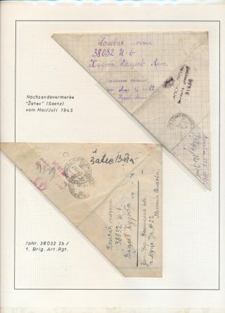 ČESKOSLOVENSKÉ VOJENSKÉ POŠTY 1936-1945 – list 498