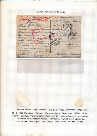 ČESKOSLOVENSKÉ VOJENSKÉ POŠTY 1936-1945 – list 500