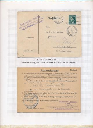 CZECHOSLOVAK MILITARY POST 1936-1945 – sheet 519