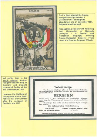 SERBIEN IM KRIEG - ÖSTERREICHISCH-UNGARISCHE BESETZUNG 1915-1918 – Blatt 3