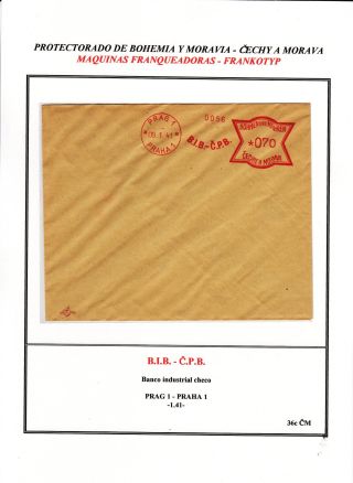 PROTECTORATE OF BOHEMIA AND MORAVIA - METER STAMPS - SPECIMENS – sheet 45