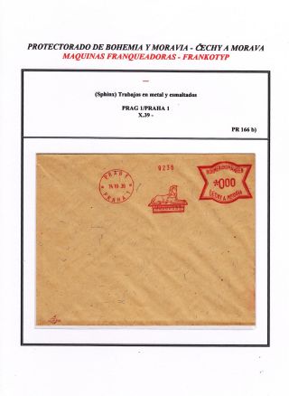 PROTECTORATE OF BOHEMIA AND MORAVIA - METER STAMPS - SPECIMENS – sheet 67
