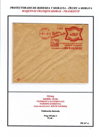 PROTECTORATE OF BOHEMIA AND MORAVIA - METER STAMPS - SPECIMENS – sheet 73