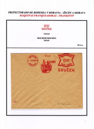PROTECTORATE OF BOHEMIA AND MORAVIA - METER STAMPS - SPECIMENS – sheet 131