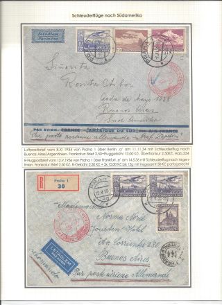 SCHLEUDERFLÜGE UND ZEPPELINPOST DER TSCHECHOSLOWAKEI 1929-1939 – Blatt 15
