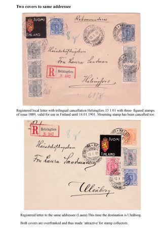 FINSKÁ SMUTEČNÍ ZNÁMKA – list 36