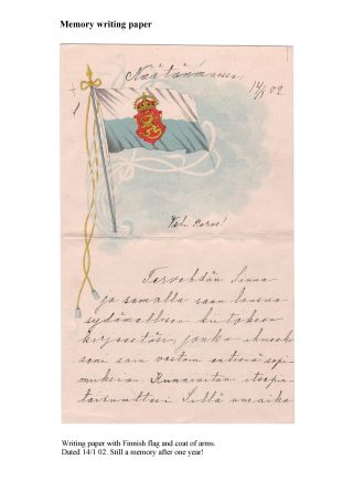FINSKÁ SMUTEČNÍ ZNÁMKA – list 72