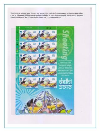 COMMONWEALTH GAMES - DELHI 2010 – sheet 11