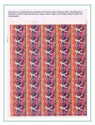 COMMONWEALTH GAMES - DELHI 2010 – sheet 14