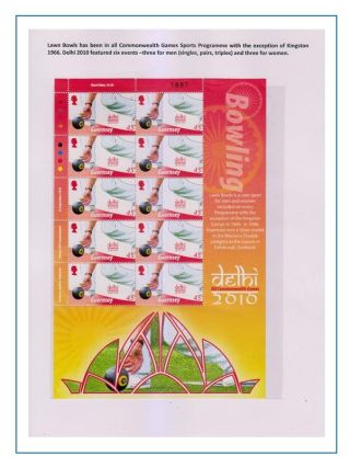 COMMONWEALTH GAMES - DELHI 2010 – sheet 19
