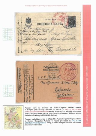 AUSTRO-HUNGARIAN FIELD POST 1914-1918 – sheet 31