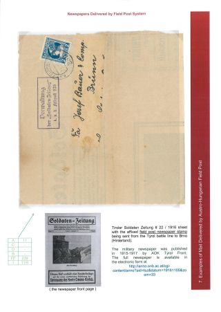 RAKOUSKO-UHERSKÁ POLNÍ POŠTA 1914-1918 – list 87