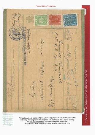 RAKOUSKO-UHERSKÁ POLNÍ POŠTA 1914-1918 – list 105