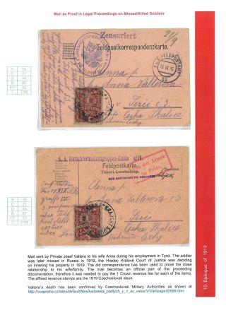 RAKOUSKO-UHERSKÁ POLNÍ POŠTA 1914-1918 – list 126