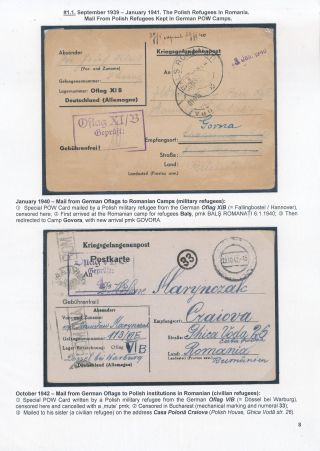 POŠTOVNÍ HISTORIE RUMUNSKA BĚHEM 2. SVĚTOVÉ VÁLKY - MEZINÁRODNÍ SOUVISLOSTI – list 8