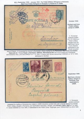 POŠTOVNÍ HISTORIE RUMUNSKA BĚHEM 2. SVĚTOVÉ VÁLKY - MEZINÁRODNÍ SOUVISLOSTI – list 9