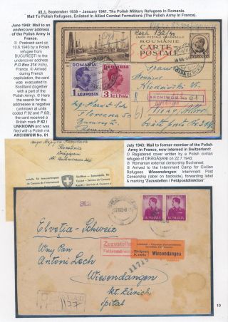 POŠTOVNÍ HISTORIE RUMUNSKA BĚHEM 2. SVĚTOVÉ VÁLKY - MEZINÁRODNÍ SOUVISLOSTI – list 10