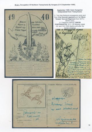 POŠTOVNÍ HISTORIE RUMUNSKA BĚHEM 2. SVĚTOVÉ VÁLKY - MEZINÁRODNÍ SOUVISLOSTI – list 13