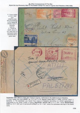 POSTAL HISTORY OF ROMANIA DURING WORLD WAR II - INTERNATIONAL CONNECTIONS – sheet 126
