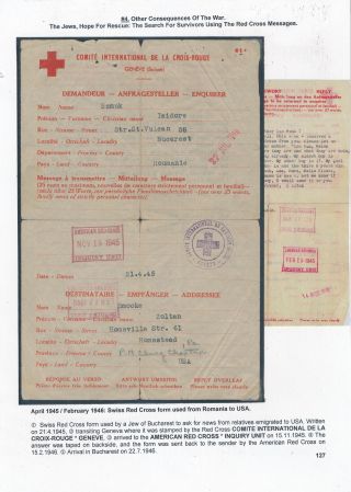 POSTAL HISTORY OF ROMANIA DURING WORLD WAR II - INTERNATIONAL CONNECTIONS – sheet 127