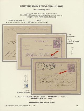 THE NETHERLANDS INDIES POSTAL STATIONERY 1874-1942 – sheet 4