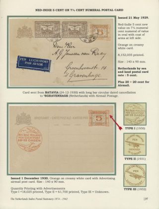 THE NETHERLANDS INDIES POSTAL STATIONERY 1874-1942 – sheet 37