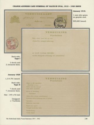 THE NETHERLANDS INDIES POSTAL STATIONERY 1874-1942 – sheet 44