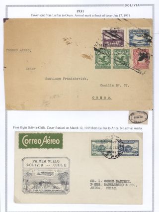 BOLIVIA - AIR MAIL – sheet 3