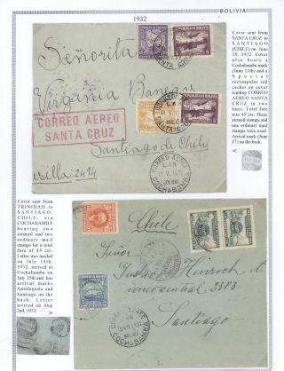 BOLIVIA - AIR MAIL – sheet 6