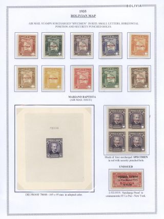 BOLIVIA - AIR MAIL – sheet 21