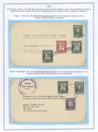 BOLIVIA - AIR MAIL – sheet 26