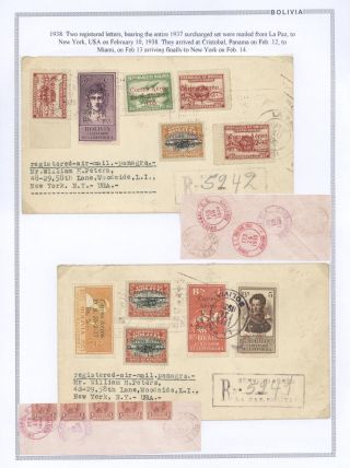 BOLIVIA - AIR MAIL – sheet 31