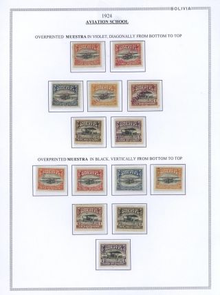 BOLIVIA - AIR MAIL – sheet 34