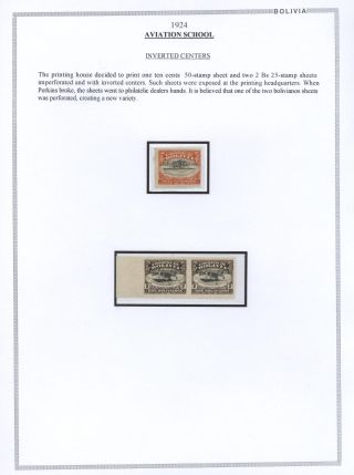 BOLIVIA - AIR MAIL – sheet 36