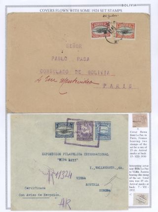 BOLIVIA - AIR MAIL – sheet 37