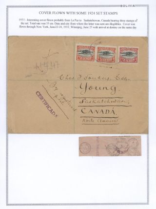 BOLIVIA - AIR MAIL – sheet 38