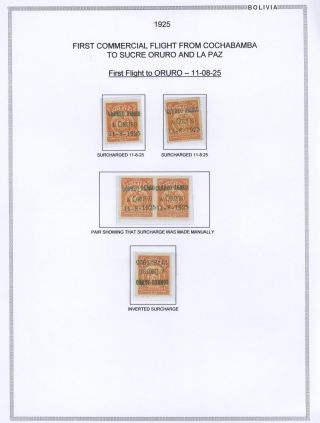 BOLIVIA - AIR MAIL – sheet 41