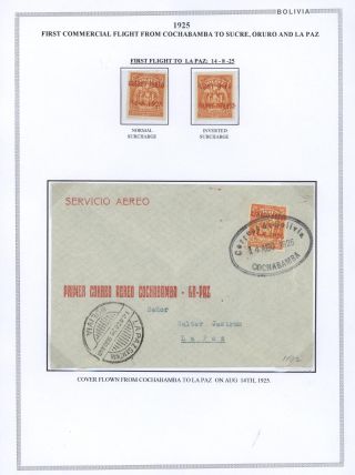 BOLIVIA - AIR MAIL – sheet 42