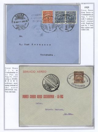 BOLIVIA - AIR MAIL – sheet 43