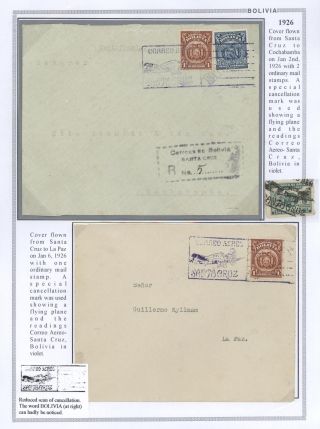 BOLIVIA - AIR MAIL – sheet 44