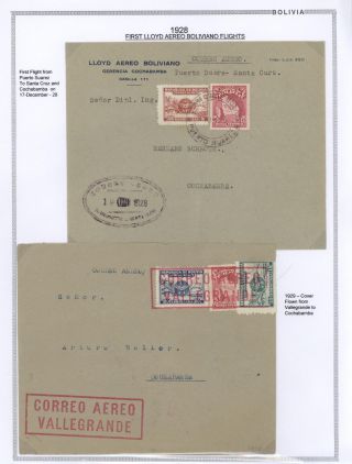 BOLIVIA - AIR MAIL – sheet 47