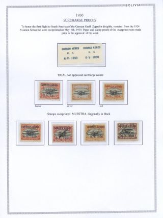 BOLIVIA - AIR MAIL – sheet 52
