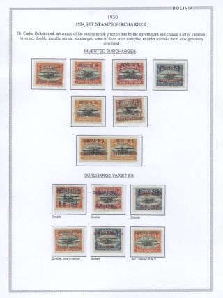 BOLIVIA - AIR MAIL – sheet 54