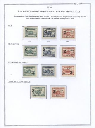 BOLIVIA - AIR MAIL – sheet 56