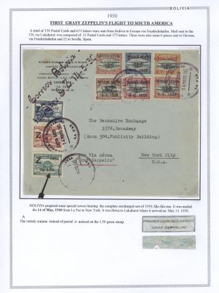 BOLIVIA - AIR MAIL – sheet 57