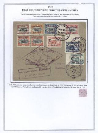 BOLIVIA - AIR MAIL – sheet 58