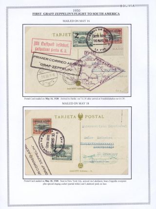 BOLIVIA - AIR MAIL – sheet 60