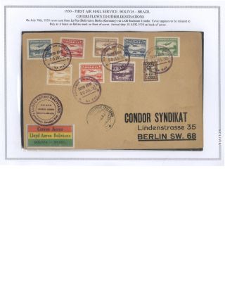 BOLIVIA - AIR MAIL – sheet 69