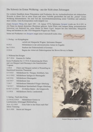 SWITZERLAND IN THE FIRST WORLD WAR – sheet 2