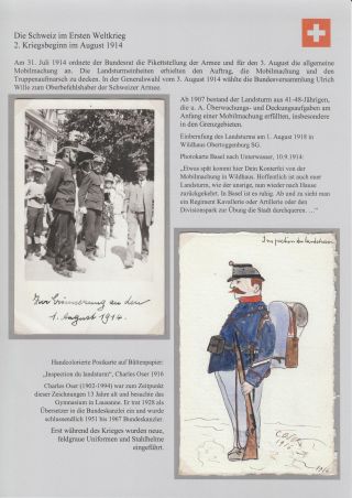 SWITZERLAND IN THE FIRST WORLD WAR – sheet 7